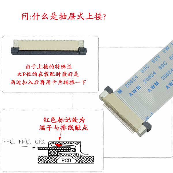 fpc连接器下接上接如何区分?[草莓视频成人APP污]抽屉式上接